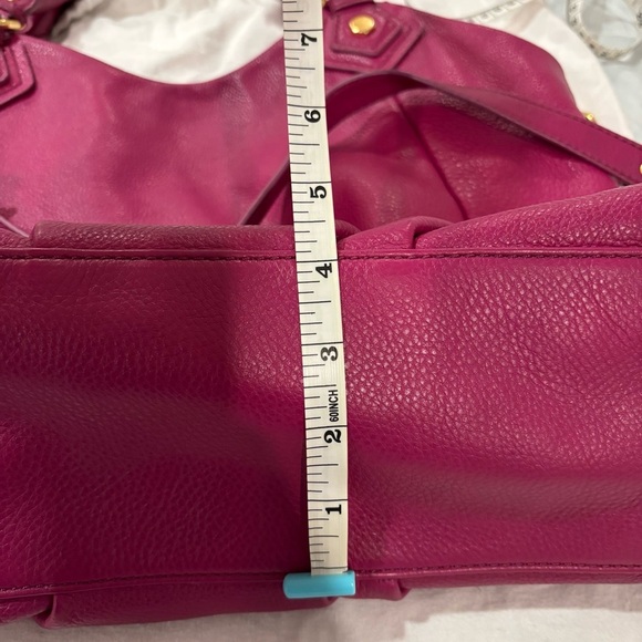 MARC by Marc Jacobs Classic Q Fran Satchel Plum/Purple Leather - Picture 14 of 16